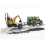 Спецтехніка Bruder Міні-екскаватор CAT з фігуркою (62002)
