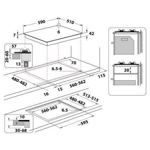 Варочна поверхня Whirlpool GOFL629NB