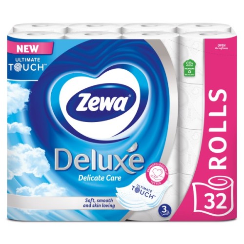 Туалетний папір Zewa Deluxe білий 3 шари 32 рулони (7322541343181)