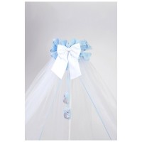Дитячий постільний набір Верес Балдахін Summer Bunny blue (158.2.01)