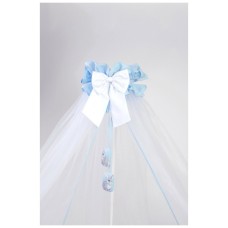 Дитячий постільний набір Верес Балдахін Summer Bunny blue (158.2.01)