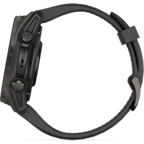 Смарт-годинник Garmin fenix 8 43mm, AMOLED, Saph, CrbnGry Ti/Blk, Blk/PebblGryBnd, (010-02903-21)