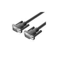 Кабель мультимедійний VGA M to VGA M 1.5m black Vention (A15BG)