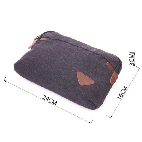 Сумка Vintage Текстильна Чорна (21258)