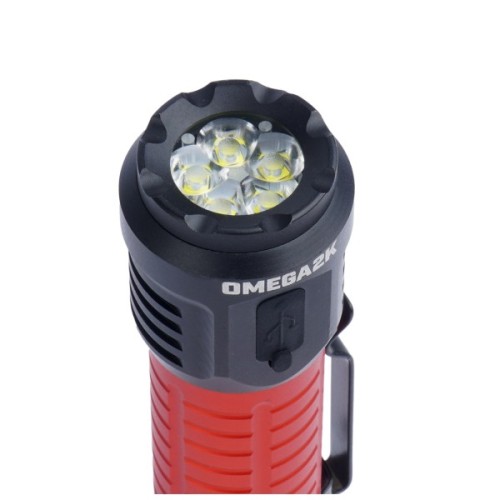 Ліхтар Falcon Eye тактичний Omega 2K (2000 Lm) White/Red LED Magnetic Rechargeable Type-C (FHH0142) (DAS303963)