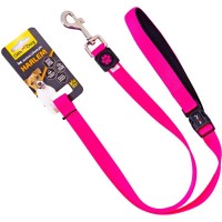 Повідець для собак GimDog HARLEM нейлон/неопрен 2.0x120 см (рожевий) (8009632058887)