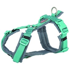 Шлея для собак Trixie Premium трекінгова S 36–44 см 15 мм аква-графіт (4053032679078)
