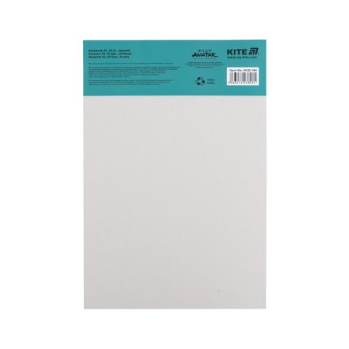 Блокнот Kite Avatar A5, 50 аркушів, клітинка (AV25-194)