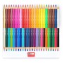 Олівці кольорові Школярик Тригранні Двосторонні З точилкою 24 шт 48 кольорів (312116004-UA)