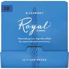 Тростина для кларнета D'Addario Royal - Bb Clarinet #2.0 - 25 Box (RCB0120-B25)