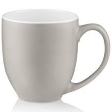 Чашка Ardesto Pio, 430мл, кераміка, сірий світлий (AR3096LG)