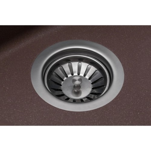 Мийка кухонна GRANADO RONDA marron з сифоном (470*490mm.) (gr2206)