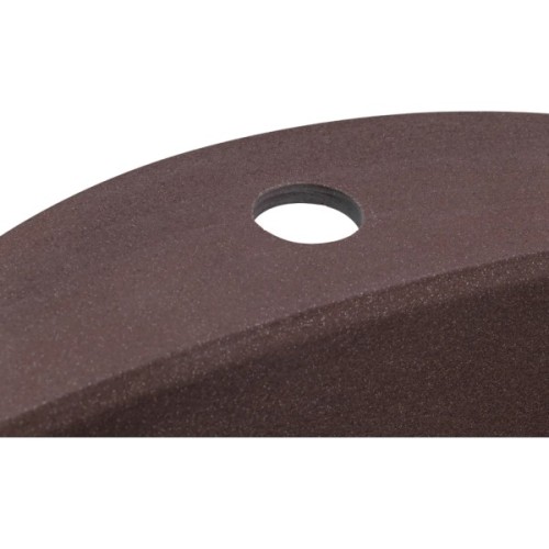 Мийка кухонна GRANADO RONDA marron з сифоном (470*490mm.) (gr2206)