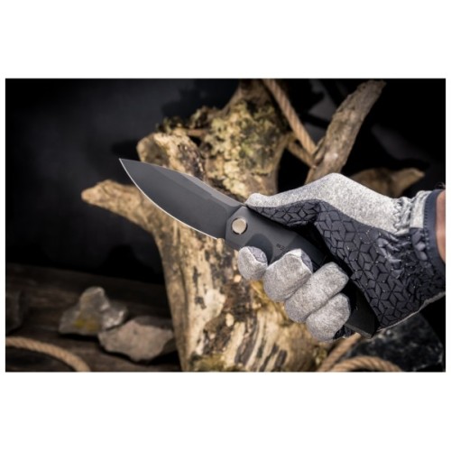 Ніж Weknife Sine Wave, Black Titanium, Darkwash (WE23069B-1)