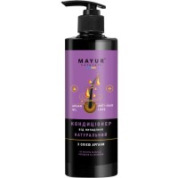 Кондиціонер для волосся Mayur Натуральний Від випадіння З олією аргани 500 мл (4820230953589)