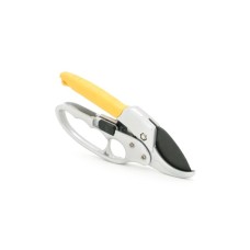 Секатор Voltronic YT-SK5Y, храповий механізм, 205мм, 25мм, сталь SK5, з фіксатором, Yellow/Gray, Blister (YT-SK5Y-Bl)