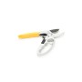 Секатор Voltronic YT-SK5Y, храповий механізм, 205мм, 25мм, сталь SK5, з фіксатором, Yellow/Gray, Blister (YT-SK5Y-Bl)