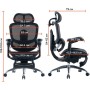 Офісне крісло Sihoo C300 PRO V2, Black, з підставкою для ног (C300-PRO-V2-B101-JT)