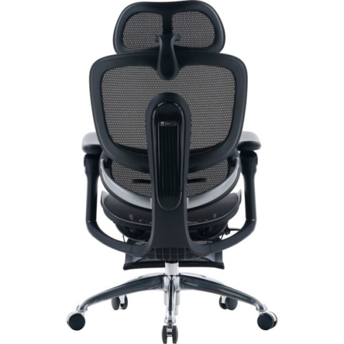 Офісне крісло Sihoo C300 PRO V2, Black, з підставкою для ног (C300-PRO-V2-B101-JT)