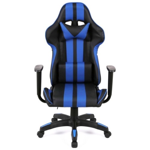 Крісло ігрове Аклас Стрік Light ANF Синій (PU-чорний/cиній) (00160342)