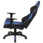 Крісло ігрове Аклас Стрік Light ANF Синій (PU-чорний/cиній) (00160342)