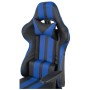 Крісло ігрове Аклас Стрік Light ANF Синій (PU-чорний/cиній) (00160342)
