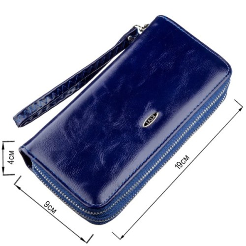 Гаманець Kivi З екошкіри Синій (19050)