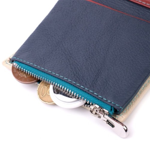 Гаманець ST Leather З натуральної шкіри Білий (19451)