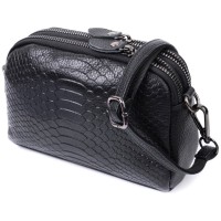 Сумка Vintage З натуральної шкіри Чорна (22799)