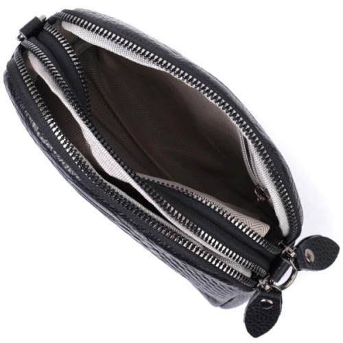 Сумка Vintage З натуральної шкіри Чорна (22799)