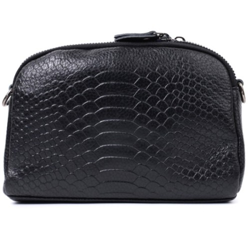 Сумка Vintage З натуральної шкіри Чорна (22799)