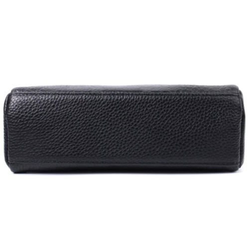 Сумка Vintage З натуральної шкіри Чорна (22799)