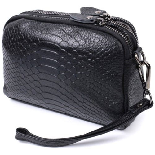 Сумка Vintage З натуральної шкіри Чорна (22799)