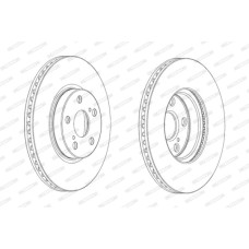 Гальмівний диск FERODO DDF1865C
