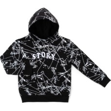 Кофта дитяча Breeze худі (19185-128B-black)
