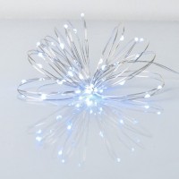 Гірлянда YES! Fun Нитка на мідному дроті 40 LED Холодно-біла 4 м Статична на Батарейках (975028)