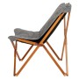 Крісло складане Bo-Camp Bloomsbury L Grey (1200370)