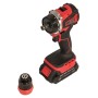 Шуруповерт Vitals Master, AU 1835aq BL Kit, 18V, АКБ 2x2Ah, 35Нм, 500·1500об/хв, кейс, 1.43кг (235977)