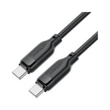 Дата кабель USB-C to USB-C 1.2m 60W TPU black Acefast (6974316283805)