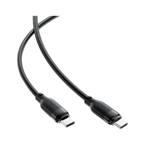 Дата кабель USB-C to USB-C 1.2m 60W TPU black Acefast (6974316283805)