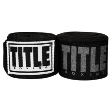 Бинт для спорту Title Boxing Power-Flex Elite 180" 4.5м Black (TPFHW BK) Бинт для спорту Title Boxing Power-Flex Elite 180" 4.5м Black (TPFHW BK)
