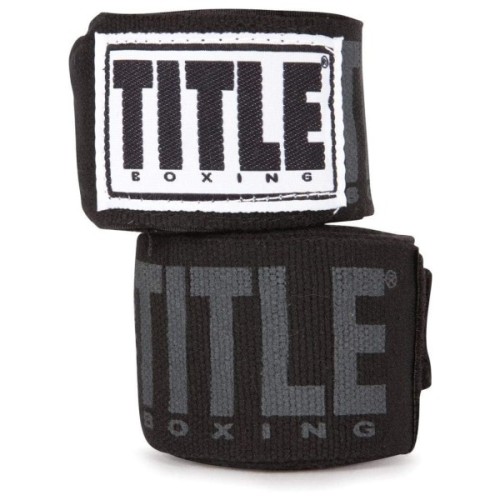 Бинт для спорту Title Boxing Power-Flex Elite 180" 4.5м Black (TPFHW BK)