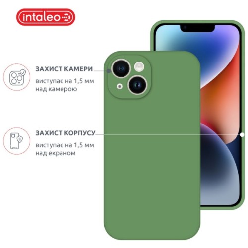 Чохол до мобільного телефона Intaleo SoftShell Apple iPhone 14 Plus Green (1283126562372)