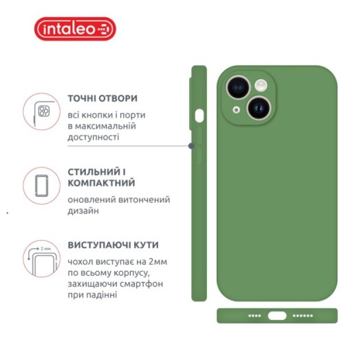 Чохол до мобільного телефона Intaleo SoftShell Apple iPhone 14 Plus Green (1283126562372)