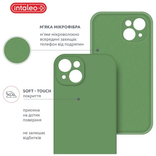 Чохол до мобільного телефона Intaleo SoftShell Apple iPhone 14 Plus Green (1283126562372)