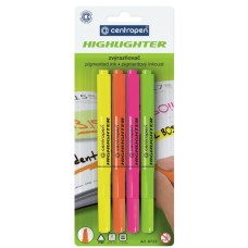 Набір маркерів Centropen Fax 8722 1-4 мм, chisel tip, SET 4colors (BLister) (8722/4/BL)