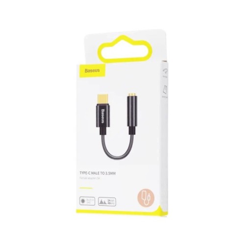Перехідник USB-C M to 3.5mm F 0.1m black Baseus (CATL54-01)