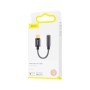 Перехідник USB-C M to 3.5mm F 0.1m black Baseus (CATL54-01)