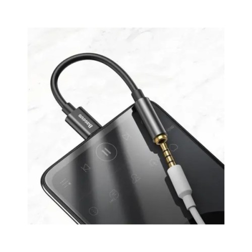 Перехідник USB-C M to 3.5mm F 0.1m black Baseus (CATL54-01)