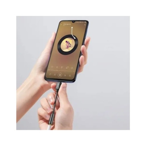 Перехідник USB-C M to 3.5mm F 0.1m black Baseus (CATL54-01)